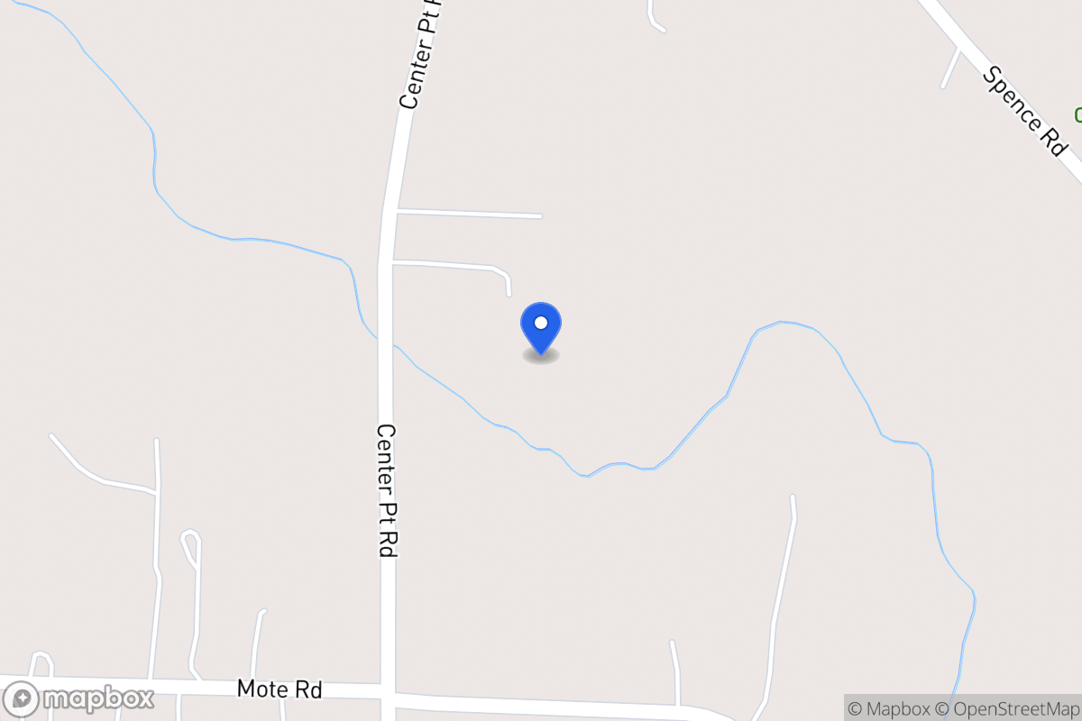 Map of 613 Center Point Rd