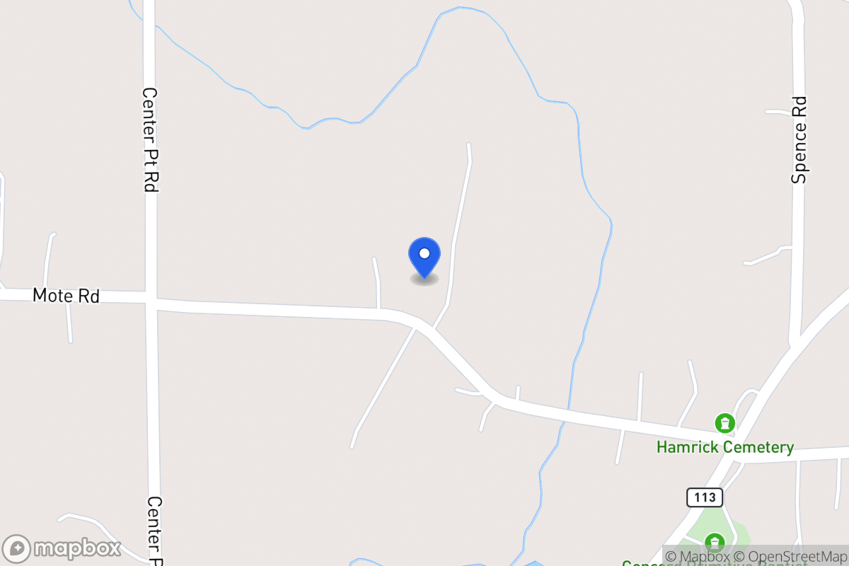 Map of 1230 Mote Rd