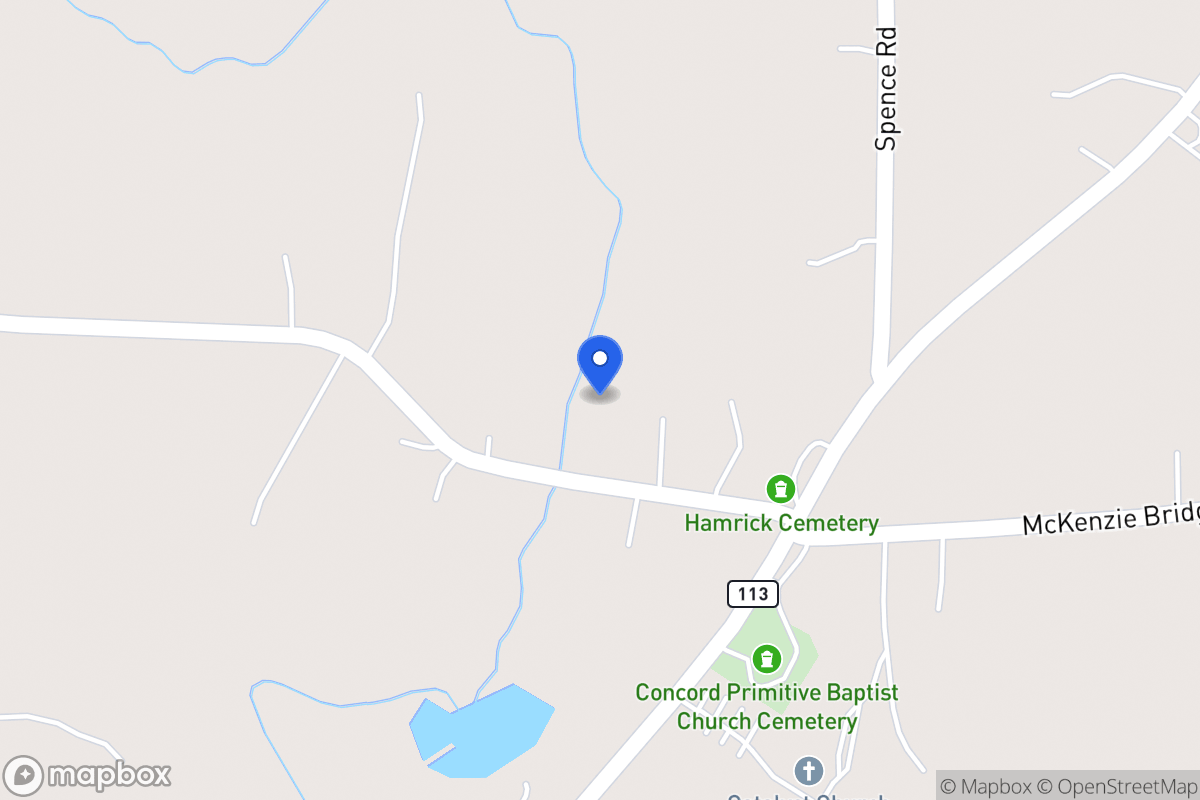 Map of 1338 Mote Rd