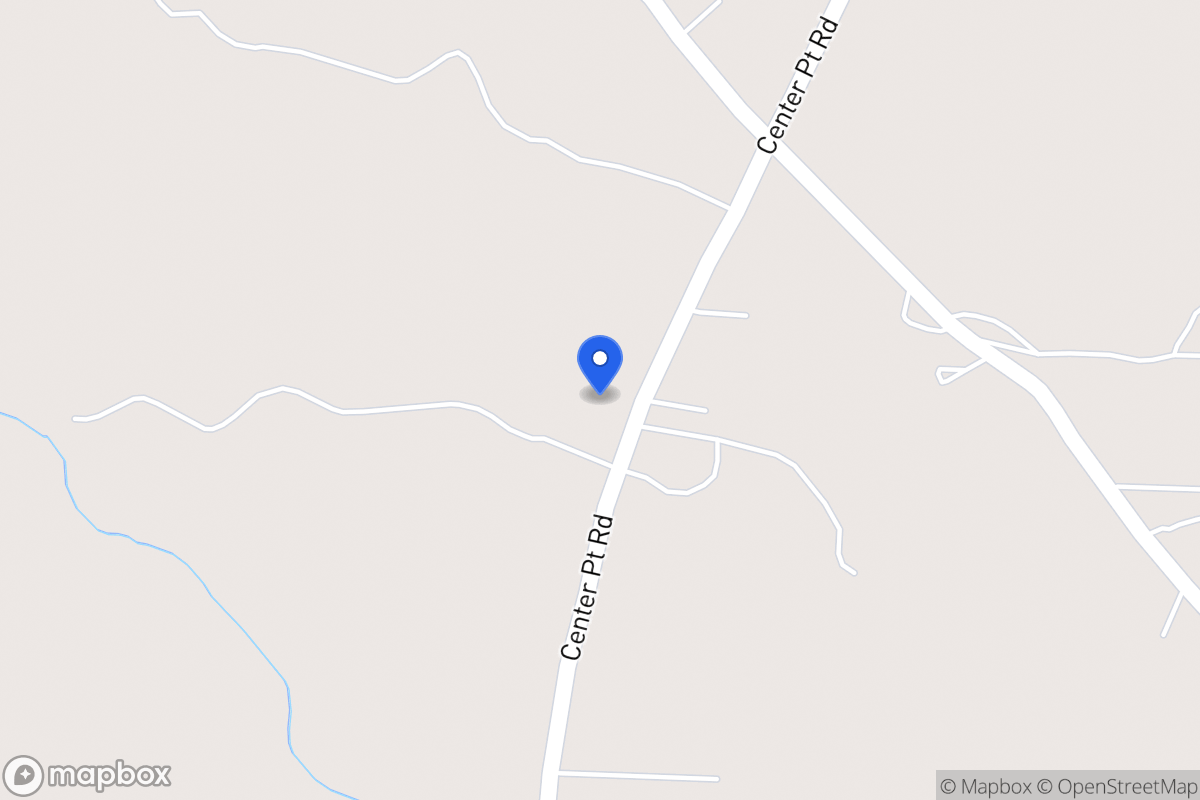 Map of 760 Center Point Rd
