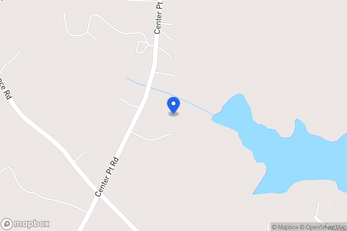 Map of 971 Center Point Rd