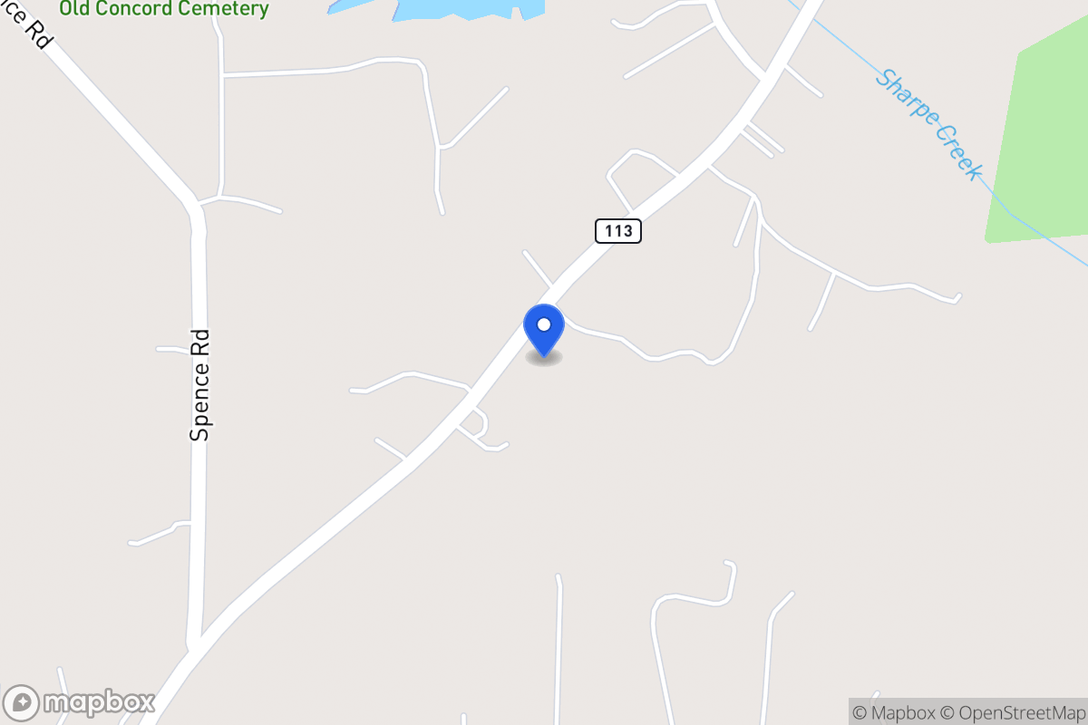 Map of 1381 N 113 Hwy