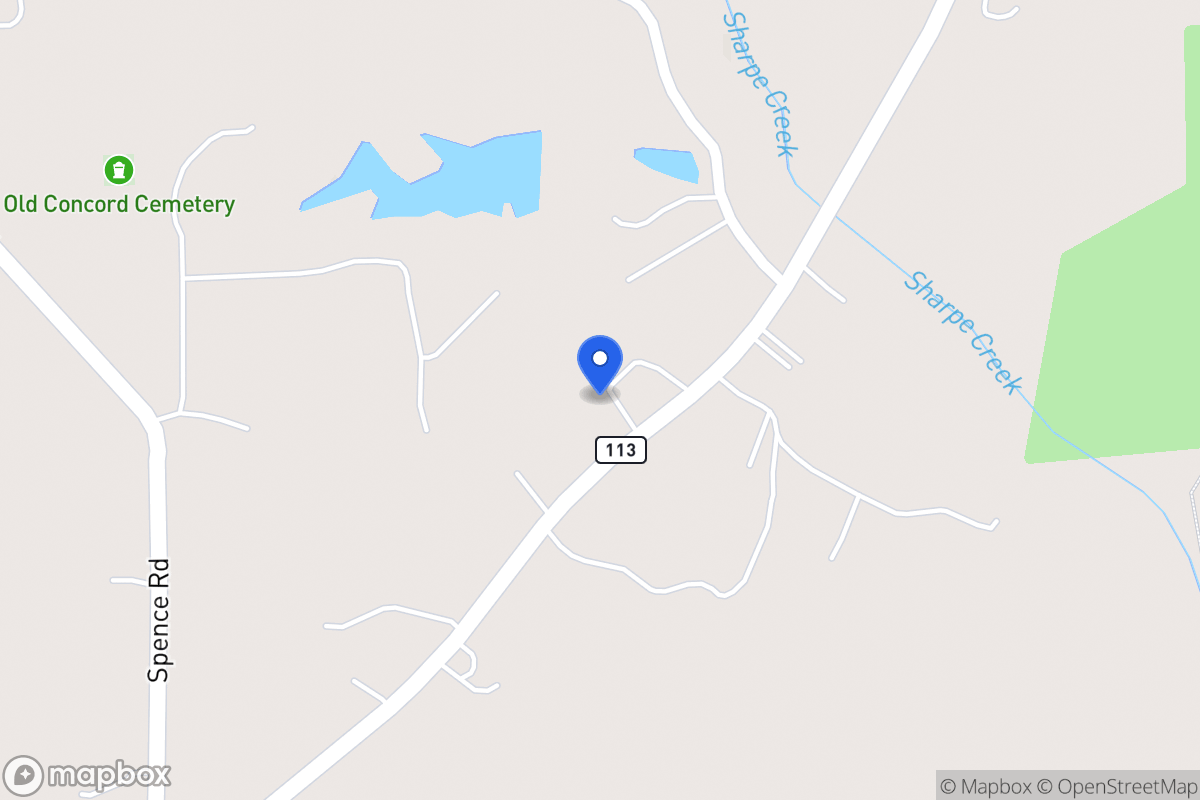 Map of 1476 N 113 Hwy