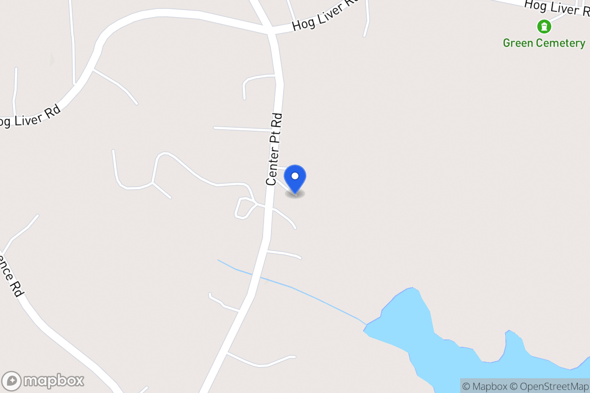 Map of 1048 Center Point Rd