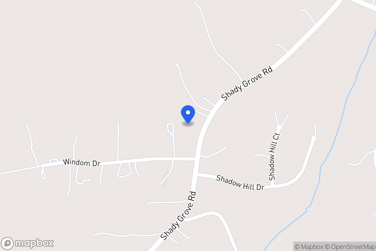 Map of 2830 Shady Grove Rd