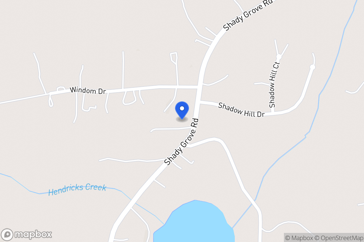 Map of 2760 Shady Grove Rd