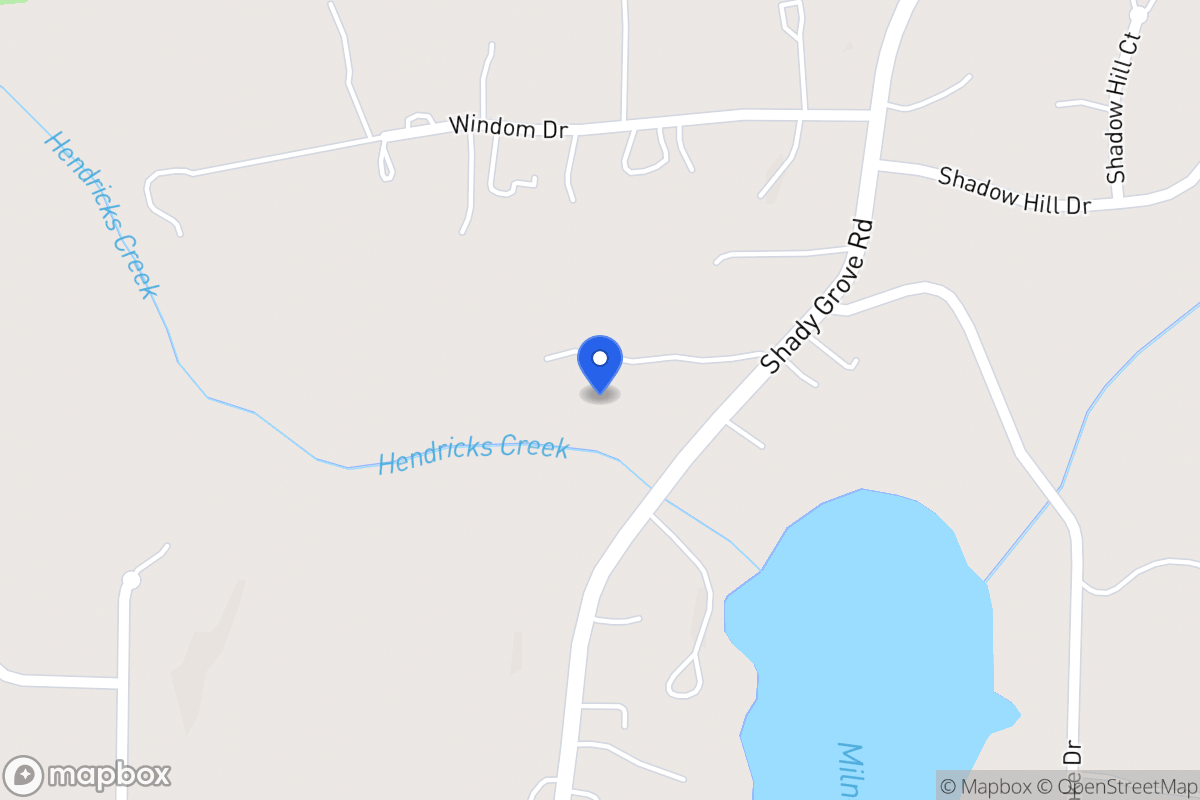 Map of 2650 Shady Grove Rd