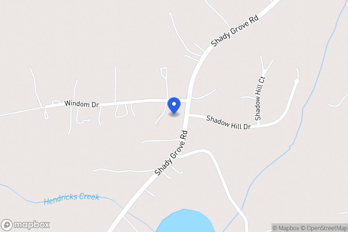 Map of 2794 Shady Grove Rd