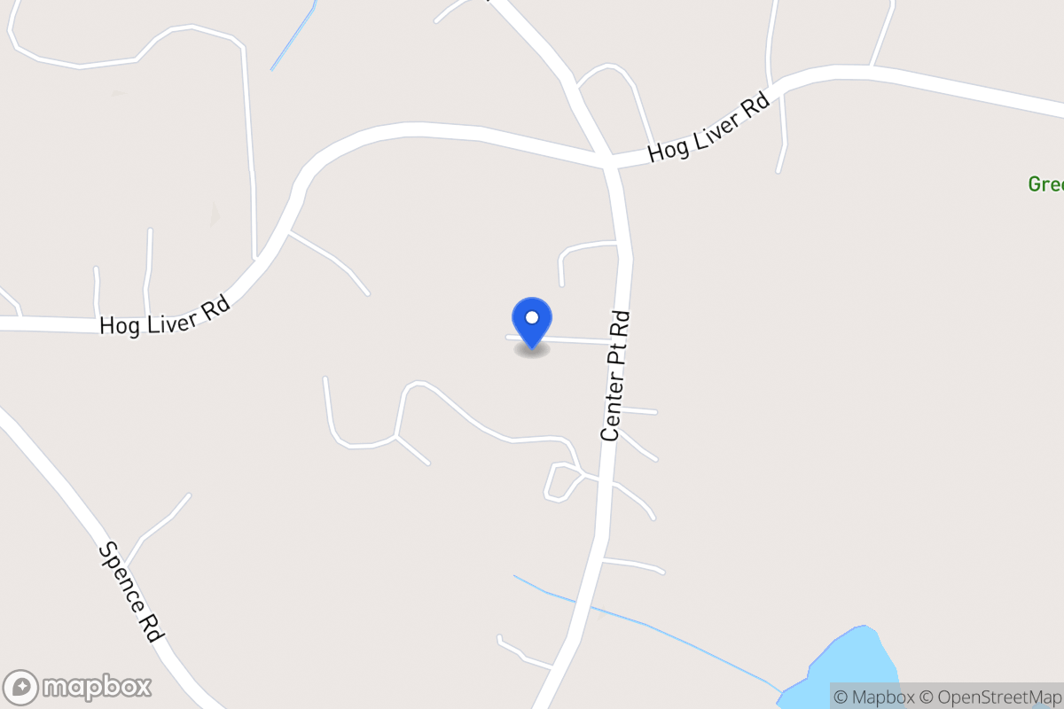 Map of 1070 Center Point Rd