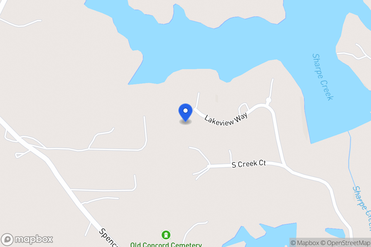 Map of 392 Lakeview Way