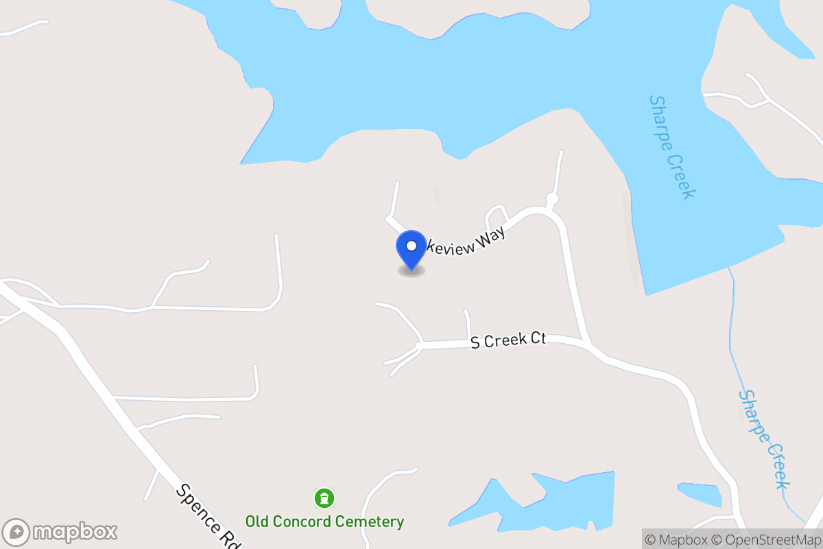 Map of 372 Lakeview Way