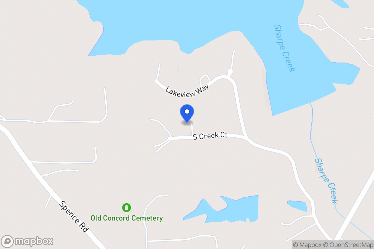 Map of 57 S Creek Ct