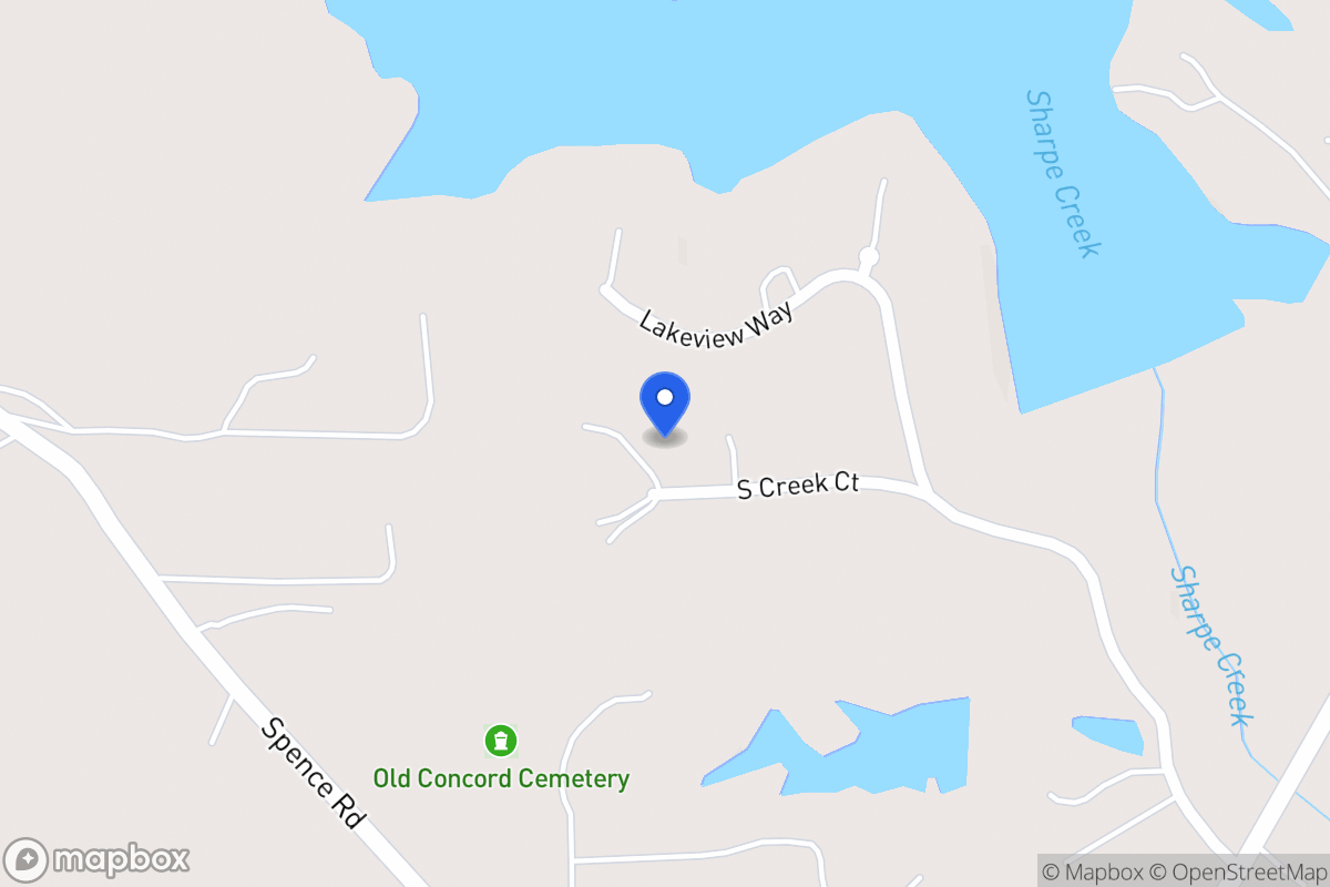 Map of 71 S Creek Ct