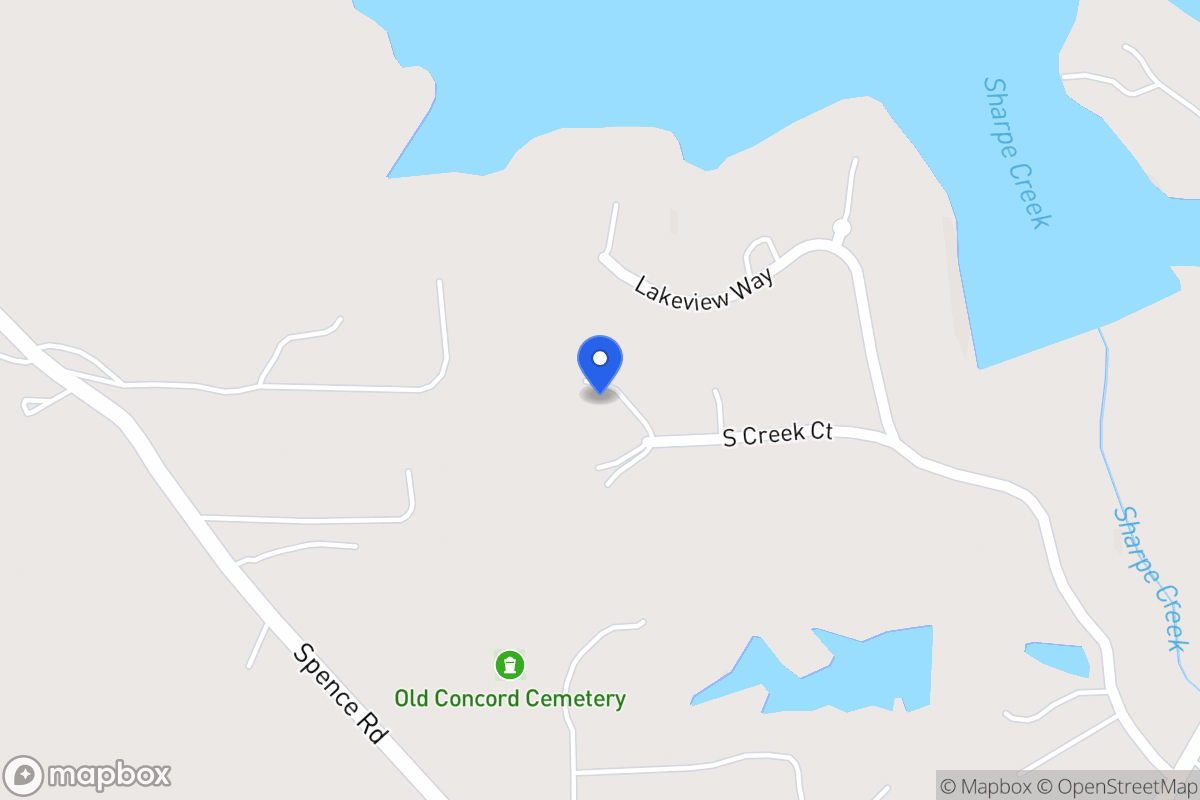 Map of 79 S Creek Ct