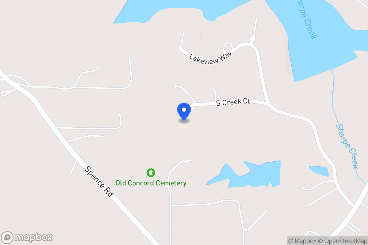 Map of 80 S Creek Ct