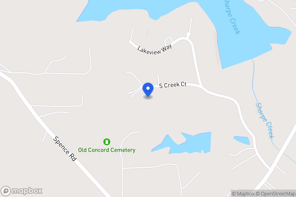 Map of 68 S Creek Ct