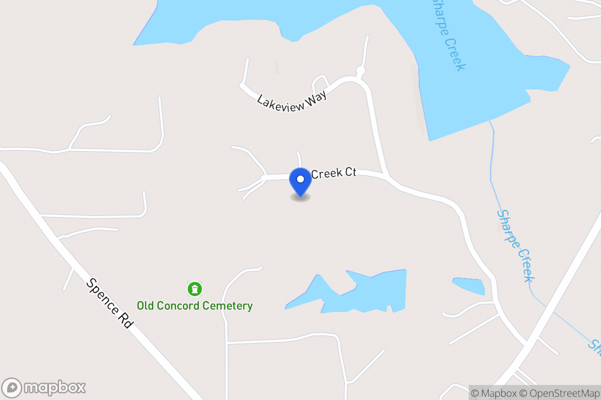 Map of 54 S Creek Ct