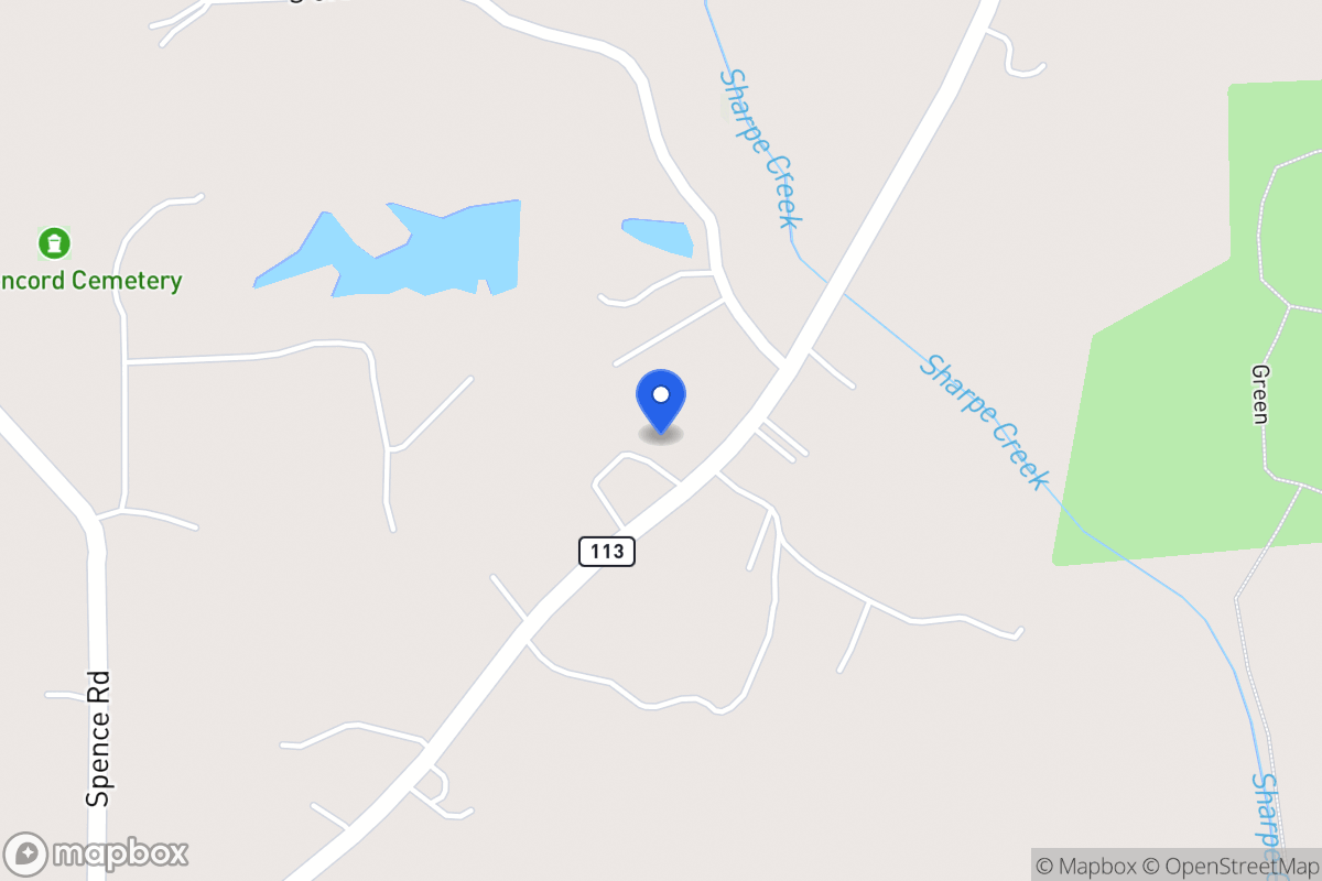 Map of 1478 N 113 Hwy