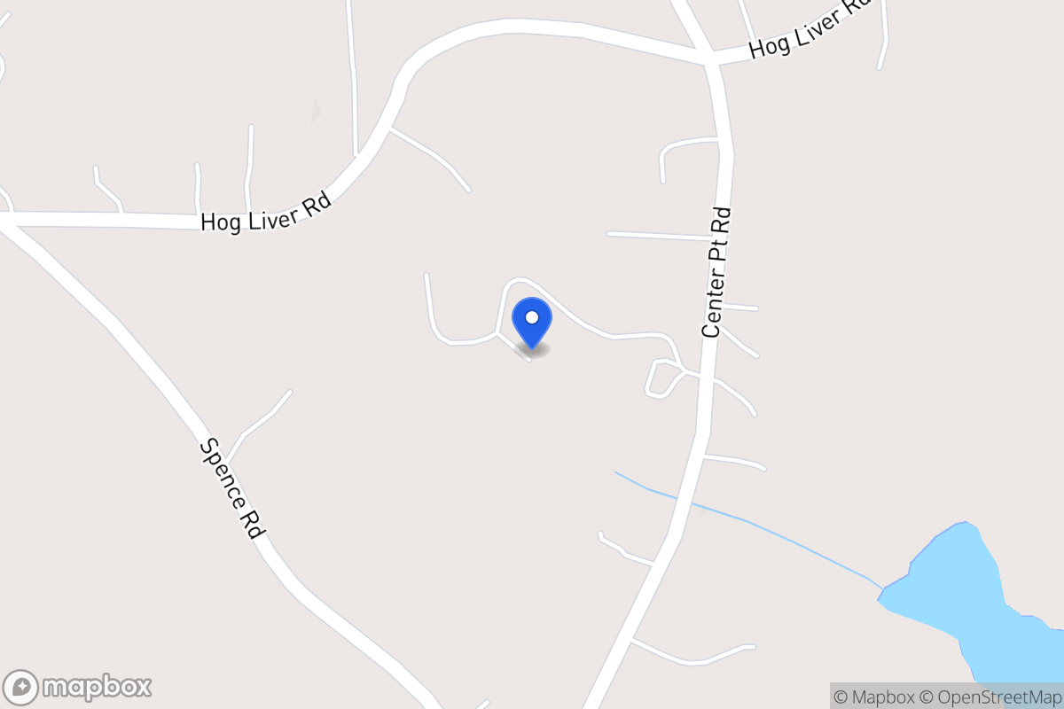 Map of 1034 Center Point Rd