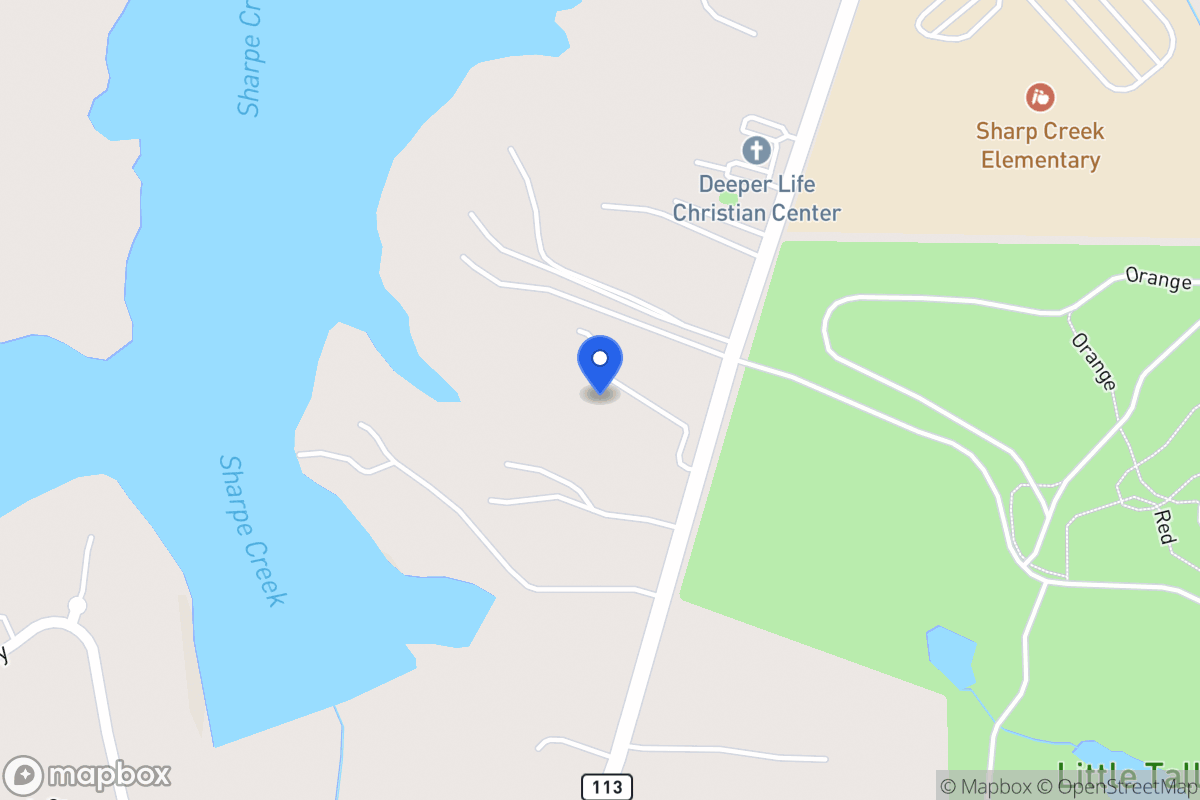 Map of 1734 N 113 Hwy