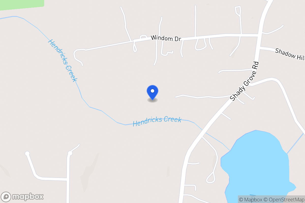 Map of 2710 Shady Grove Rd