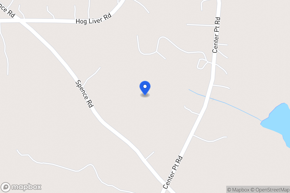 Map of 968 Center Point Rd