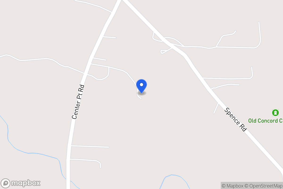 Map of 747 Center Point Rd