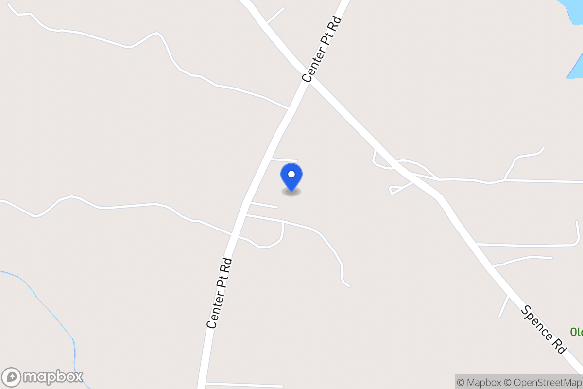 Map of 763 Center Point Rd