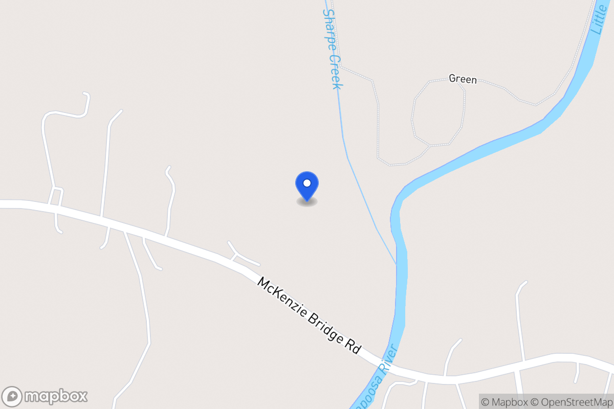 Map of 280 Mckenzie Bridge Rd