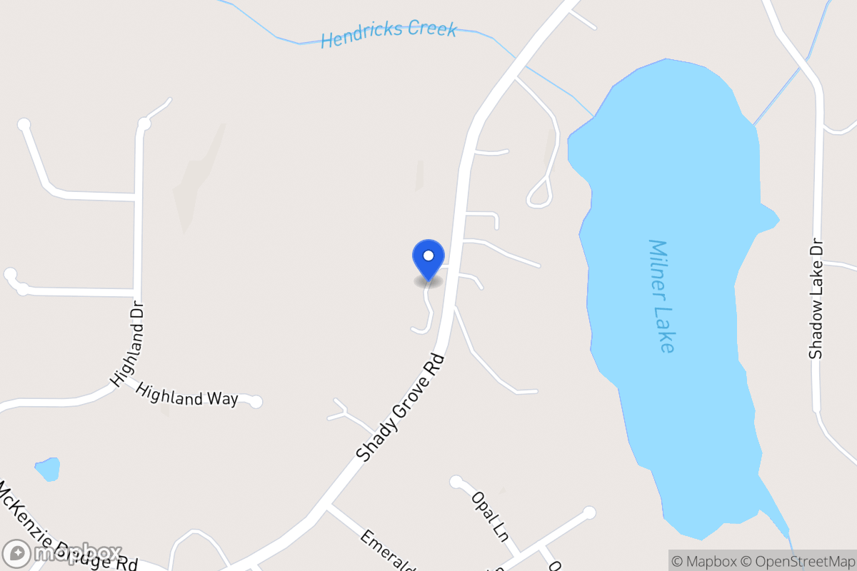 Map of 2540 Shady Grove Rd