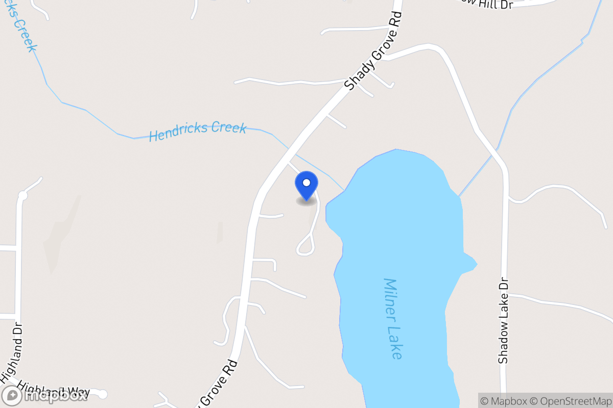 Map of 2605 Shady Grove Rd