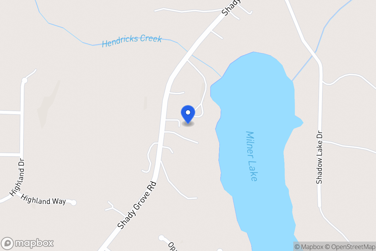 Map of 2563 Shady Grove Rd