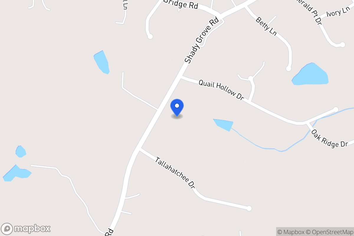 Map of 2221 Shady Grove Rd