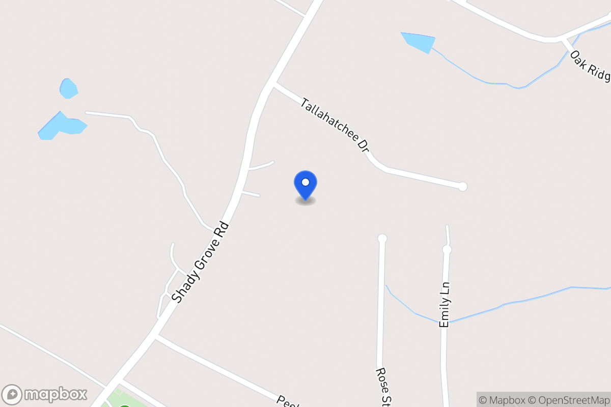 Map of 2101 Shady Grove Rd