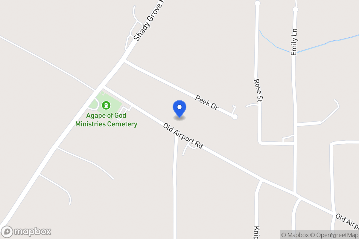 Map of 90 Old Airport Rd