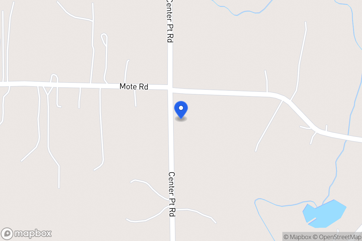 Map of 443 Center Point Rd
