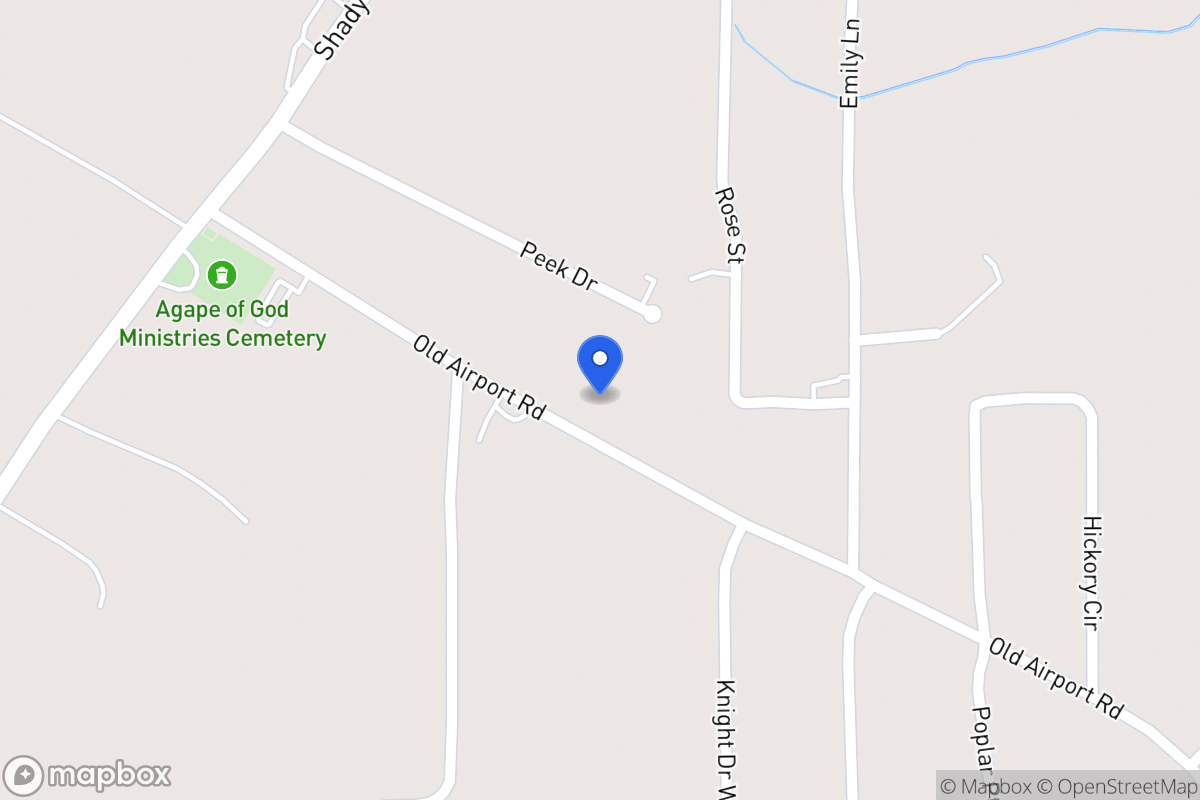 Map of 140 Old Airport Rd