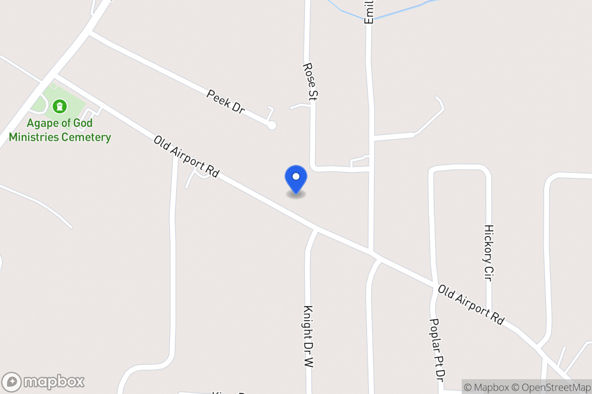 Map of 180 Old Airport Rd