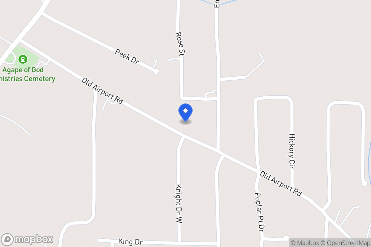 Map of 202 Old Airport Rd