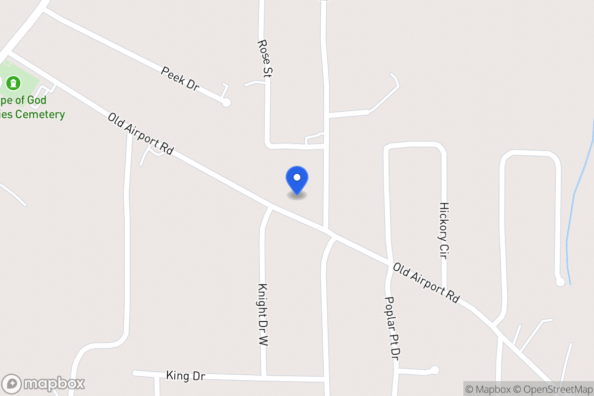 Map of 212 Old Airport Rd