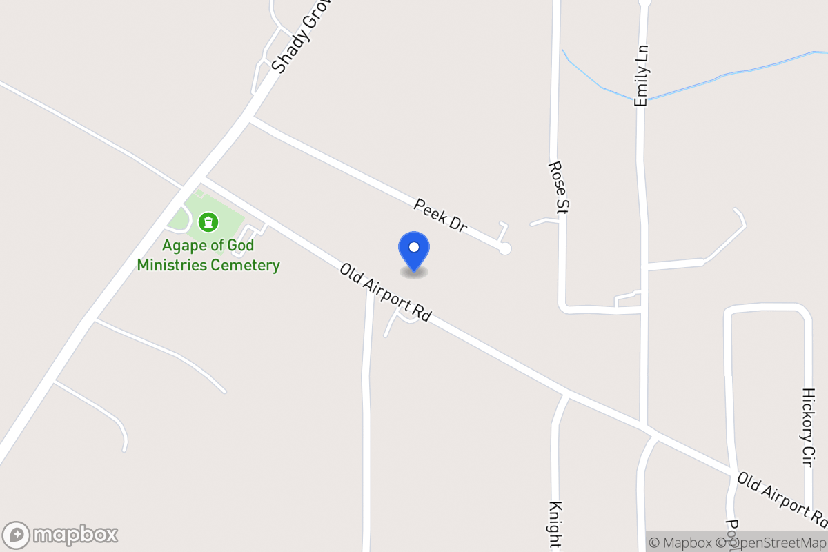 Map of 110 Old Airport Rd