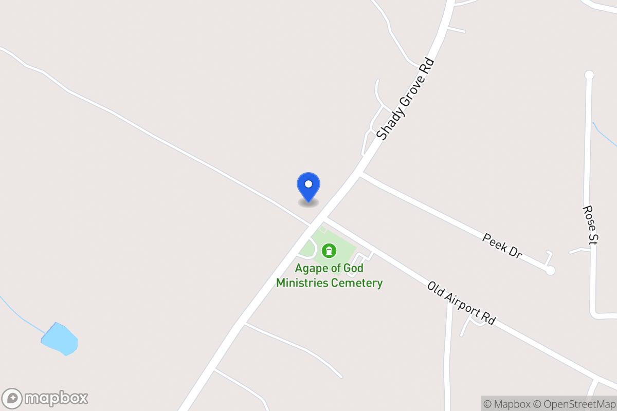 Map of 1956 Shady Grove Rd