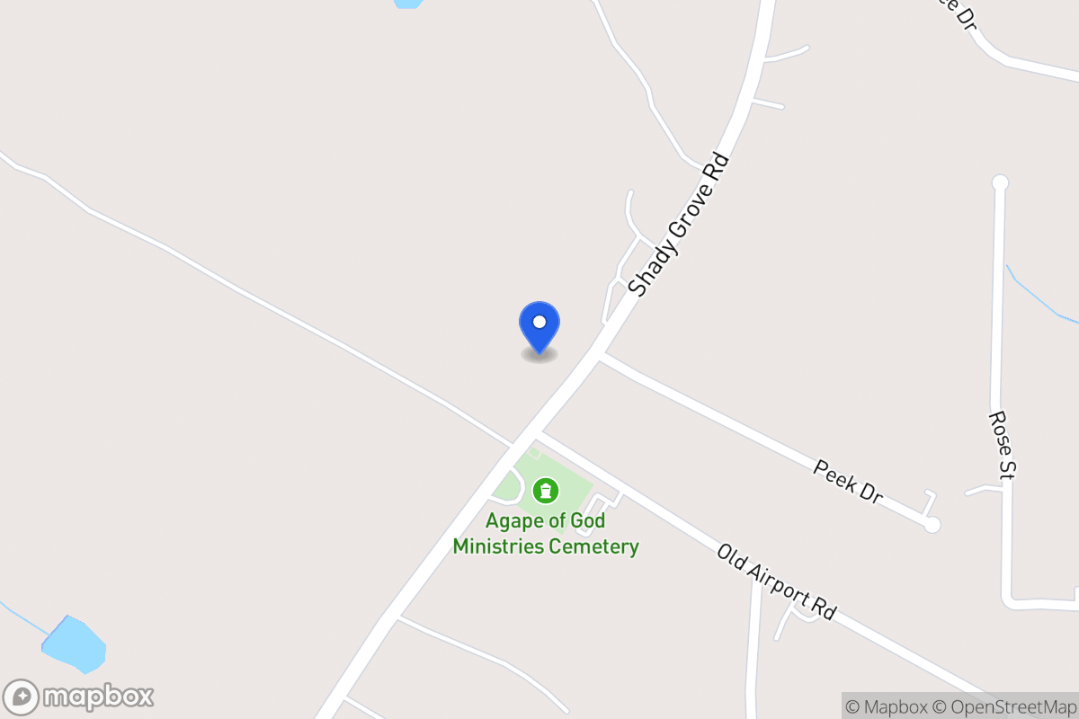 Map of 1980 Shady Grove Rd