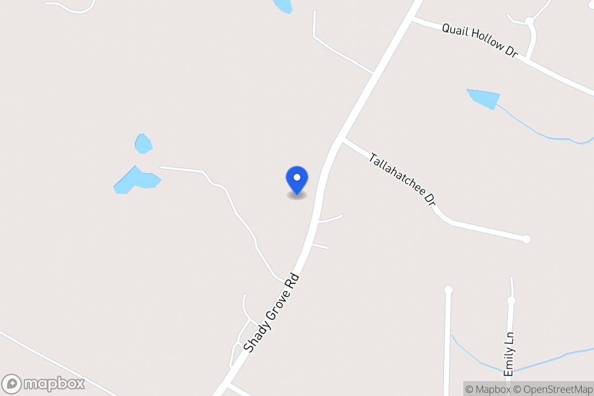 Map of 2130 Shady Grove Rd