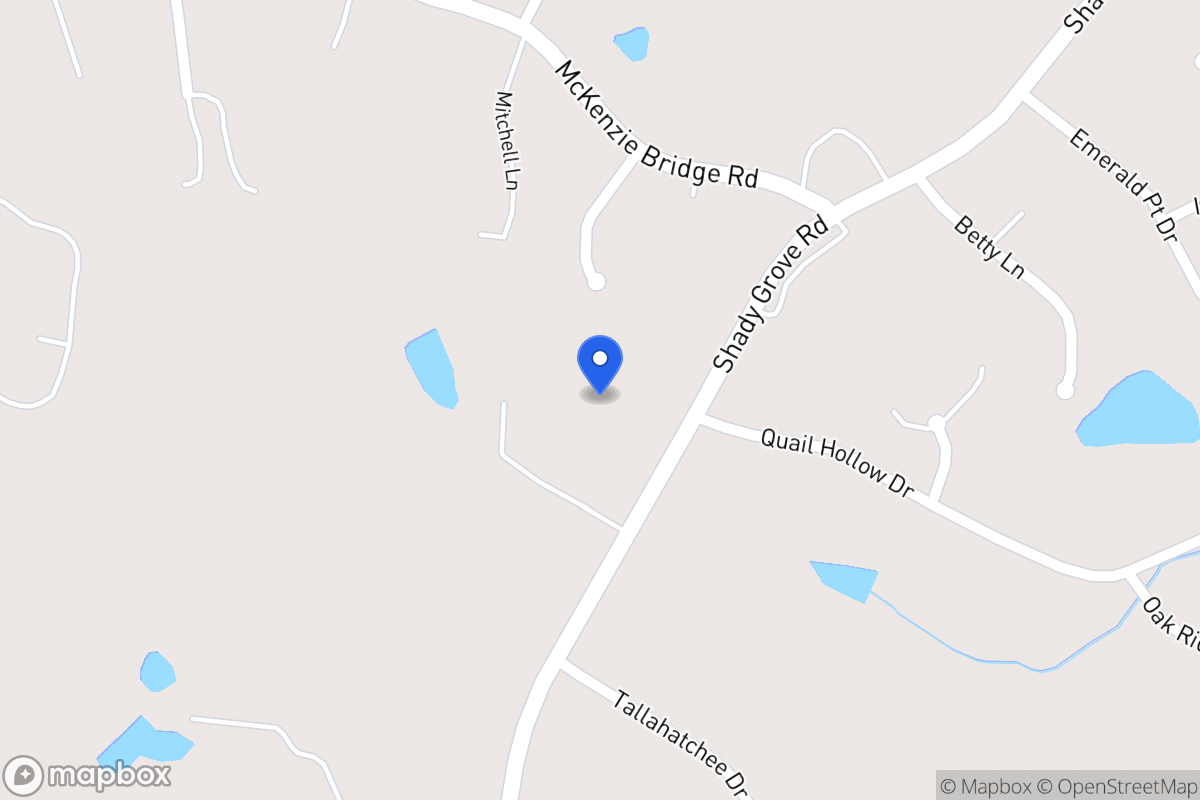 Map of 2268 Shady Grove Rd