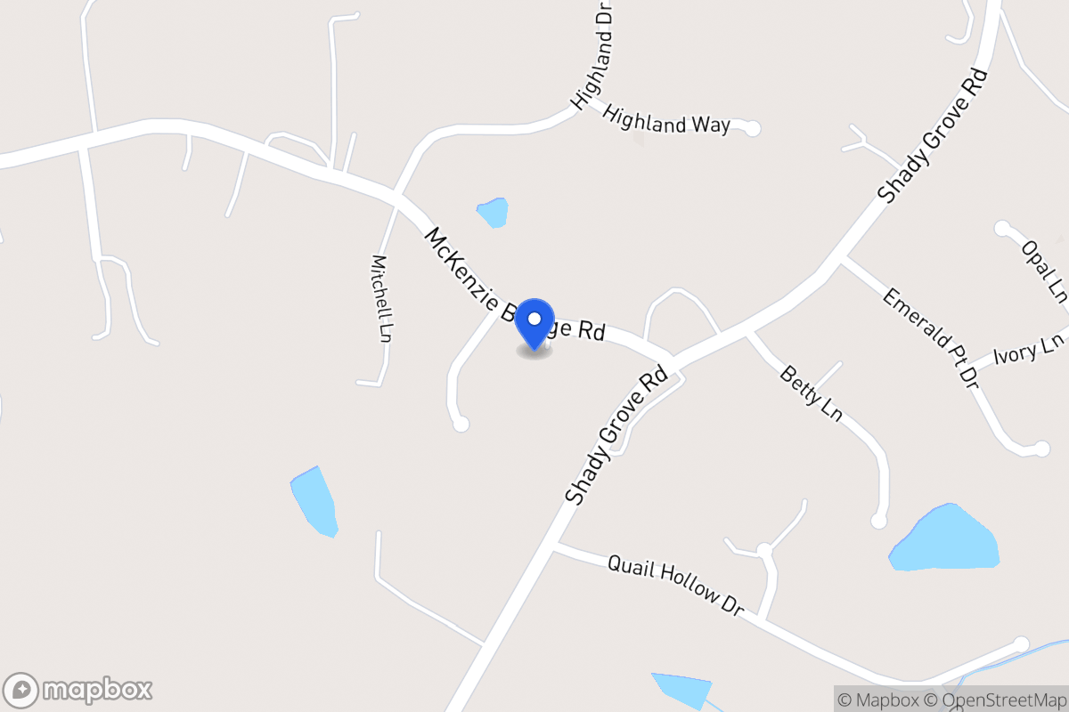 Map of 661 Mckenzie Bridge Rd