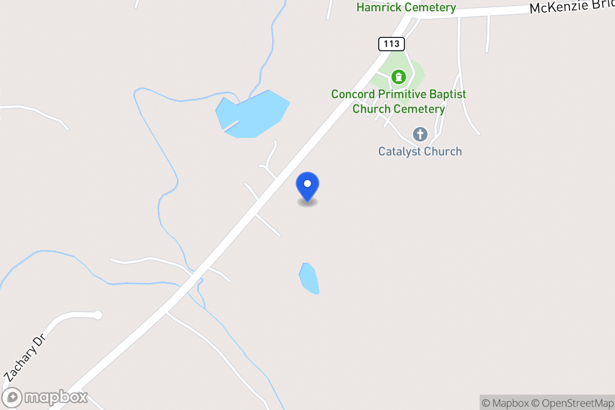 Map of 1033 N 113 Hwy