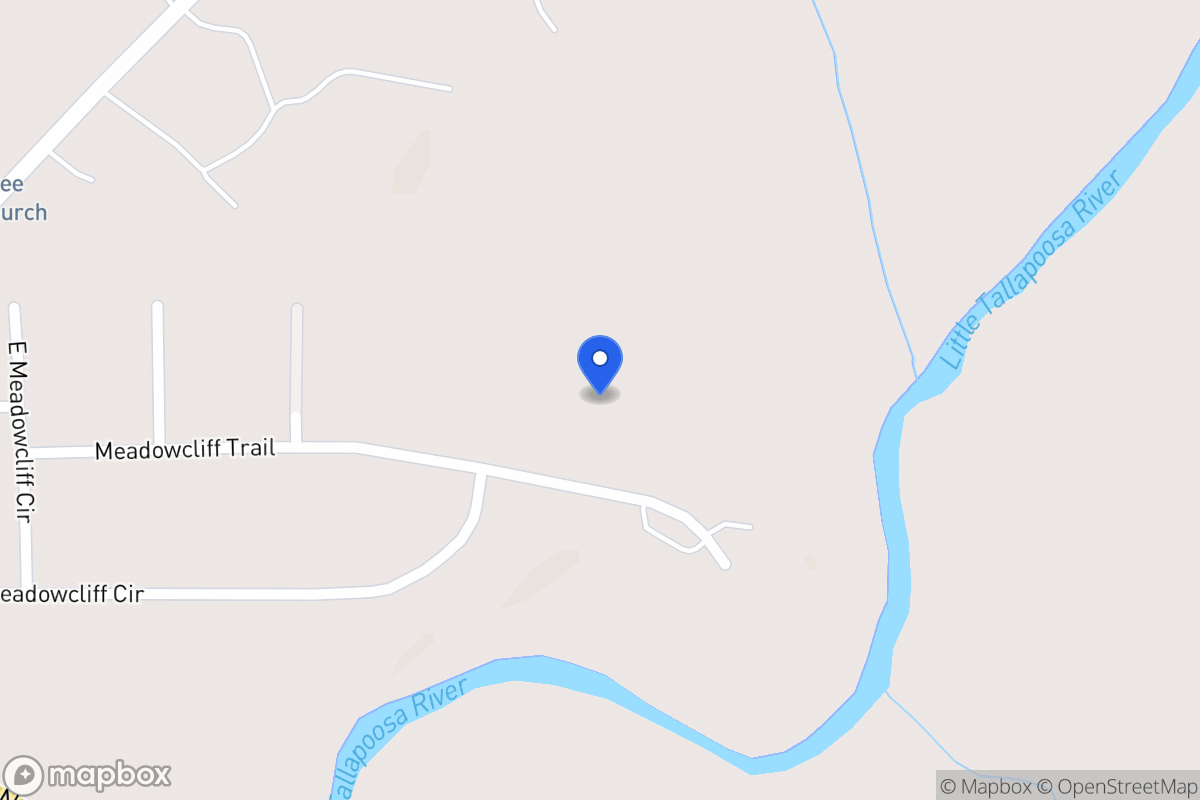 Map of 180 Meadowcliff Trl