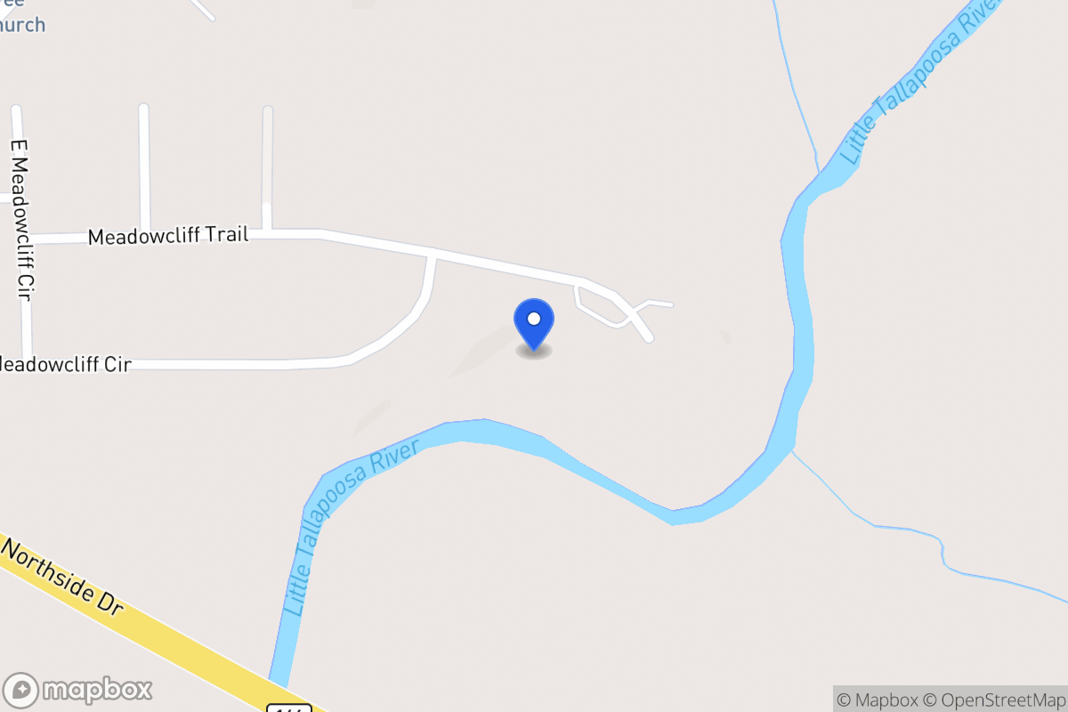 Map of 185 Meadowcliff Trl