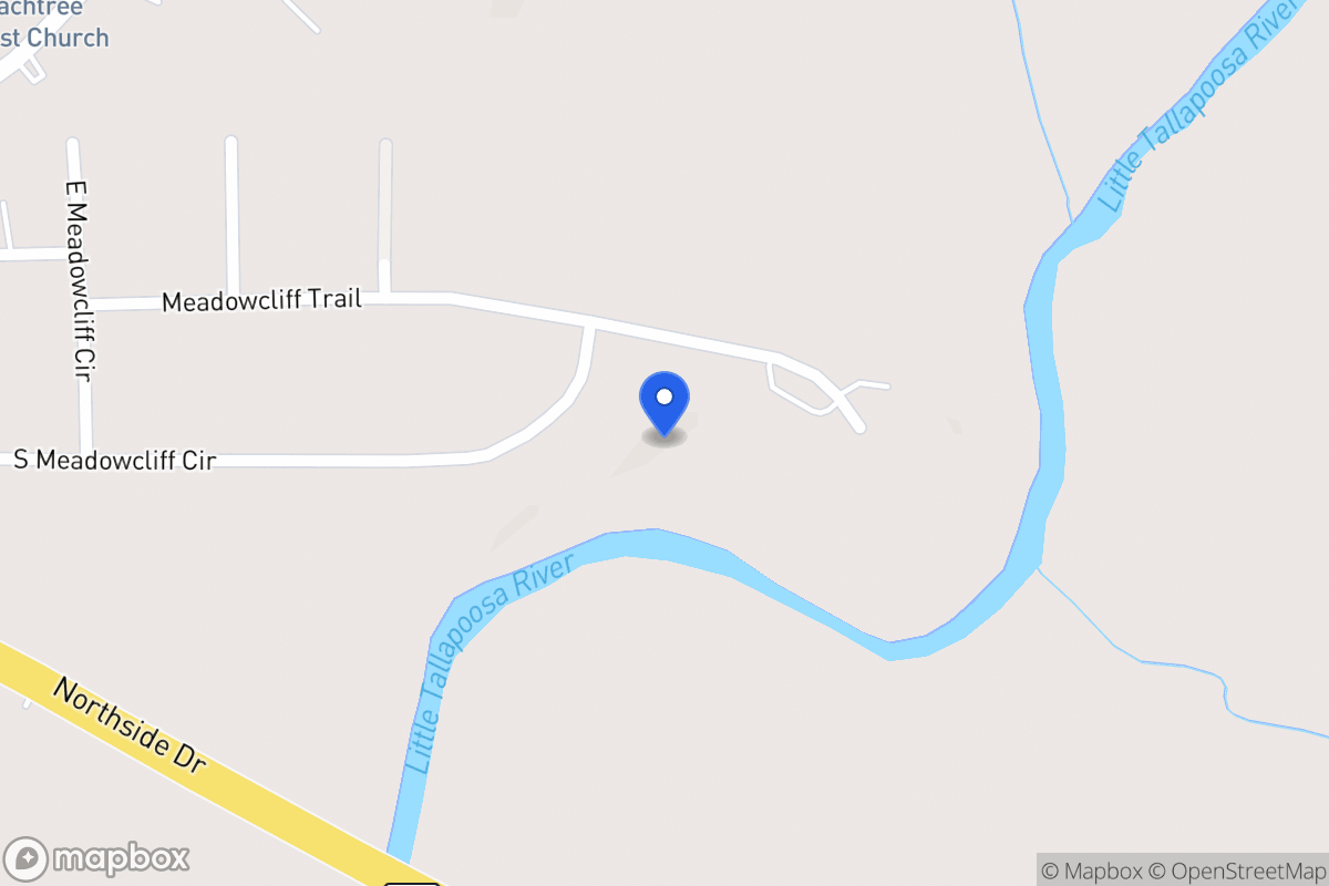 Map of 175 Meadowcliff Trl